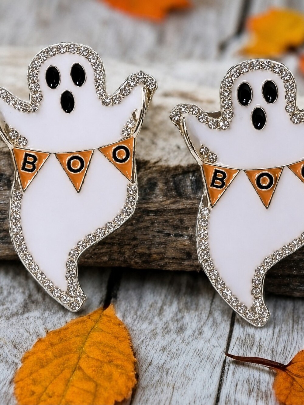 BETSEY JOHNSON SPOOKTACULAR HALLOWEEN GHOST EARRINGS